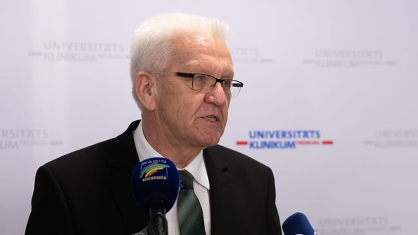 Winfried Kretschmann (Bündnis 90/Die Grünen), Ministerpräsident von Baden-Württemberg.