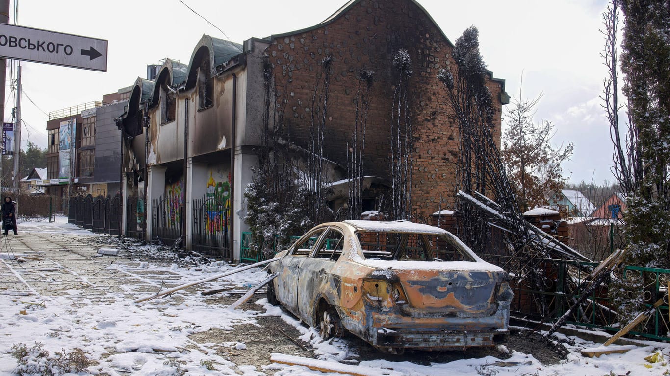 Zerstörung in Irpin nahe Kiew: "Solange Städte wie Sumy – ein wichtiger Verkehrsknotenpunkt – nicht gefallen sind, wird es für Russland nicht einfacher."