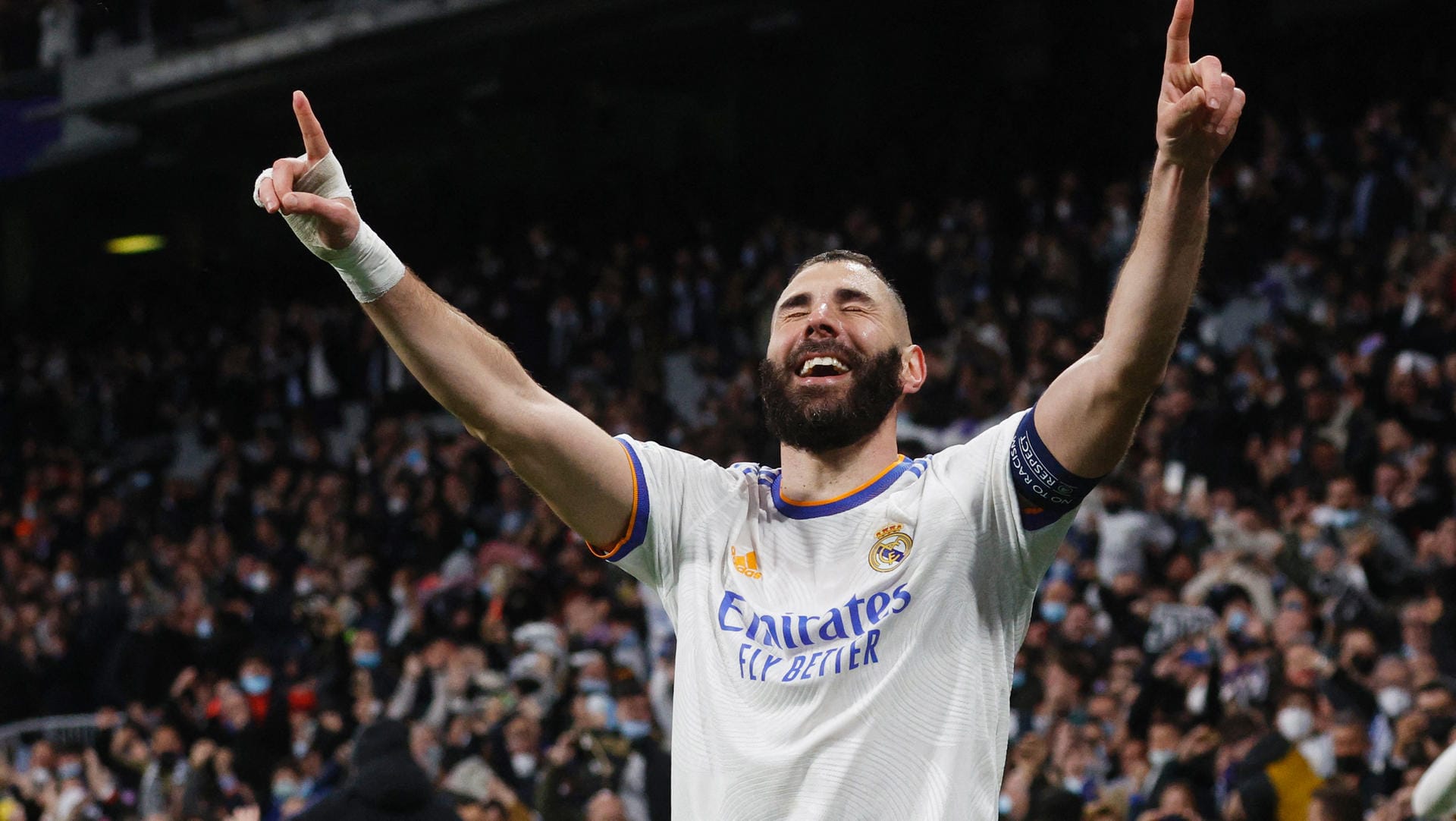 Karim Benzema: Drei Tore für das Viertelfinale.