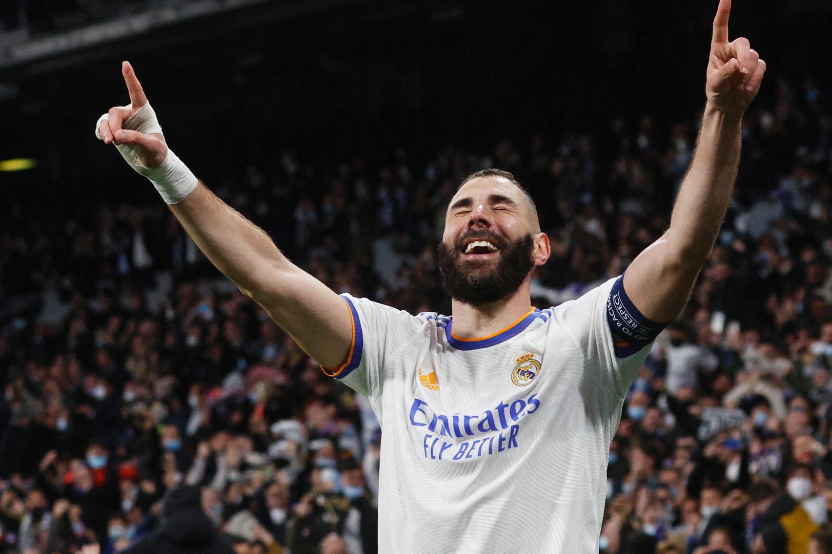 Karim Benzema: Drei Tore für das Viertelfinale.