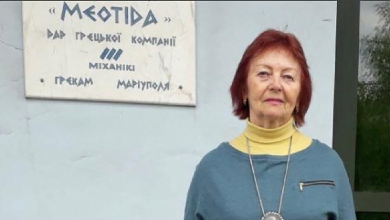 Tamara Usenko, eine 76-jährige Bewohnerin von Mariupol: Das Foto hat ihre Tochter zur Verfügung gestellt.