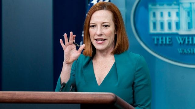 Jen Psaki, die Pressesprecherin des Weißen Hauses, äußerte sich nach Vorwürfen Russlands, denen zufolge die Ukraine nukleare oder biologische Waffen entwickeln soll.