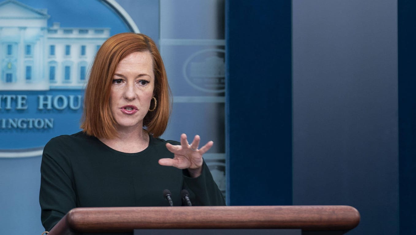 Die Sprecherin des Weißen Hauses, Jen Psaki, hat russischer Unterstellungen eines Biowaffenprogramms als "absurd" zurückgewiesen.