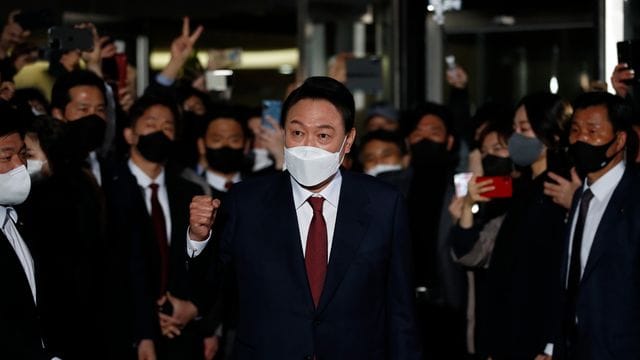 Südkoreas neuer Präsident Yoon Suk Yeol.