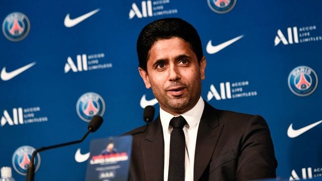 PSG-Präsident Nasser Al-Khelaifi soll nach der Niederlage in Madrid die Nerven verloren haben.