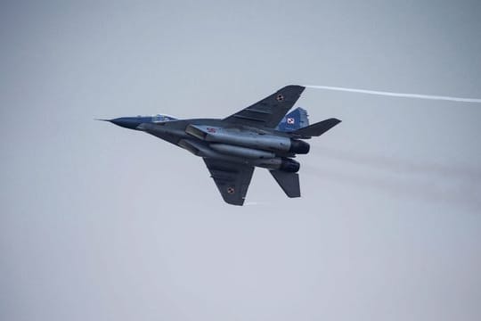 Polen wollte seine MiG-29 auf den US-Luftwaffenstützpunkt Ramstein in Rheinland-Pfalz bringen - die USA sollten sie dann der Ukraine zur Verfügung stellen.