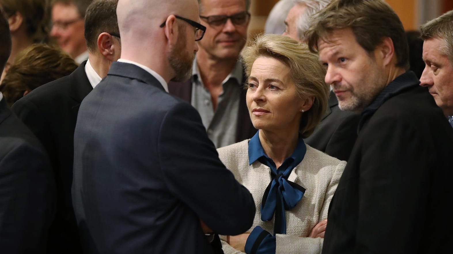 Ursula von der Leyen und Robert Habeck bei einem Treffen in Berlin: Beim Thema Energiesparen scheinen sich die EU-Kommissionspräsidentin und der Bundeswirtschaftsminister einig zu sein.