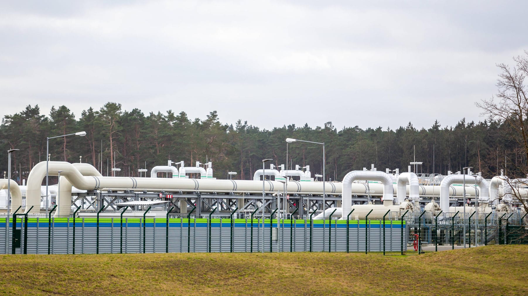 Anlandestation von Nord Stream 2 in Lubmin.