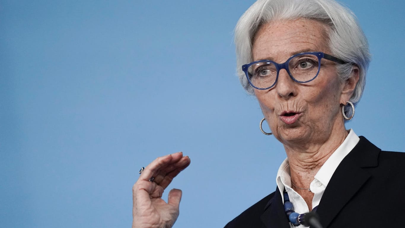 Christine Lagarde (Symbolbild): Die EZB rührt den Leitzins nicht an.