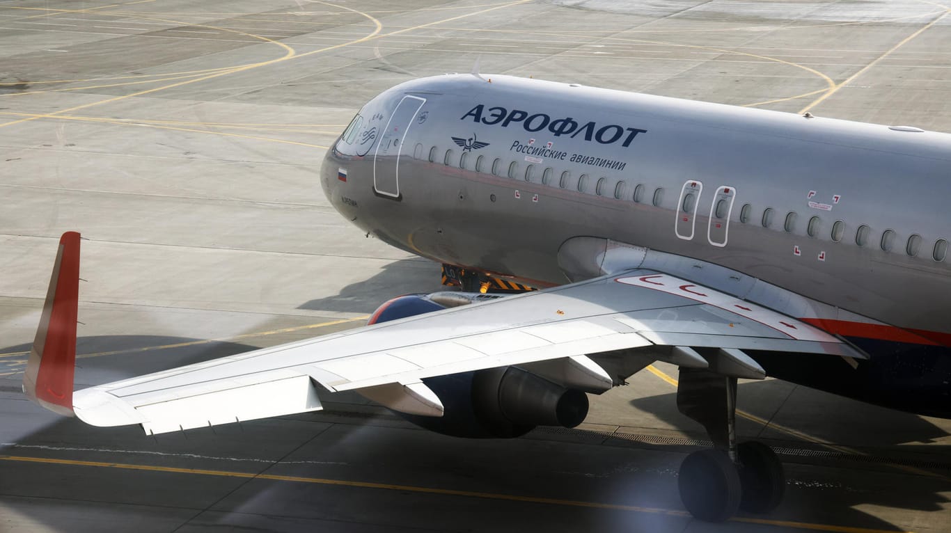 Bleibt am Boden (Symbolbild): Die Airline Aeroflot galt als sehr zuverlässig – doch viele Leasingflugzeuge werden wohl so schnell nicht zu ihren Besitzern zurückkehren.