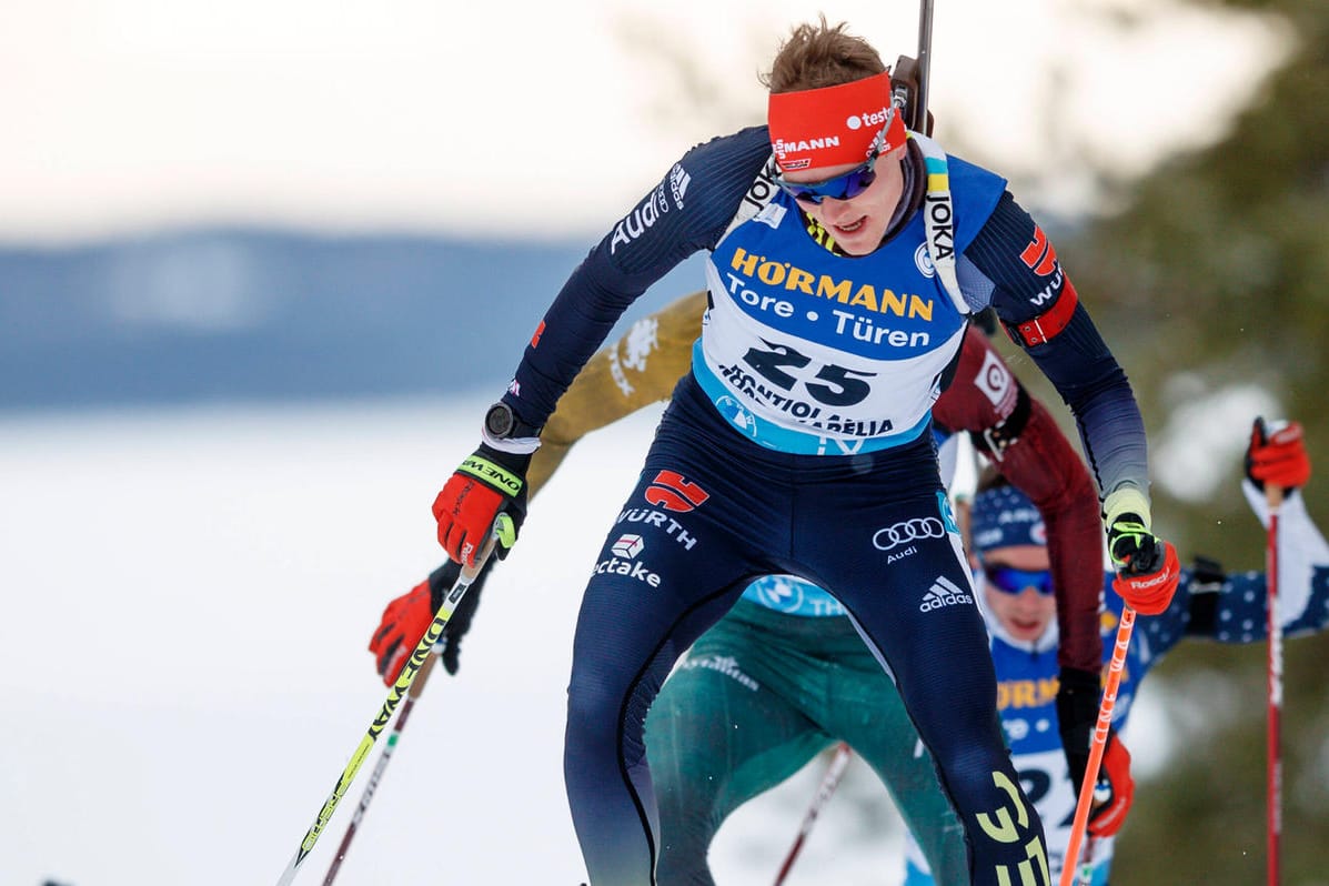 Benedikt Doll: Der deutsche Biathlet hat sich in Estland in bester Verfassung präsentiert.