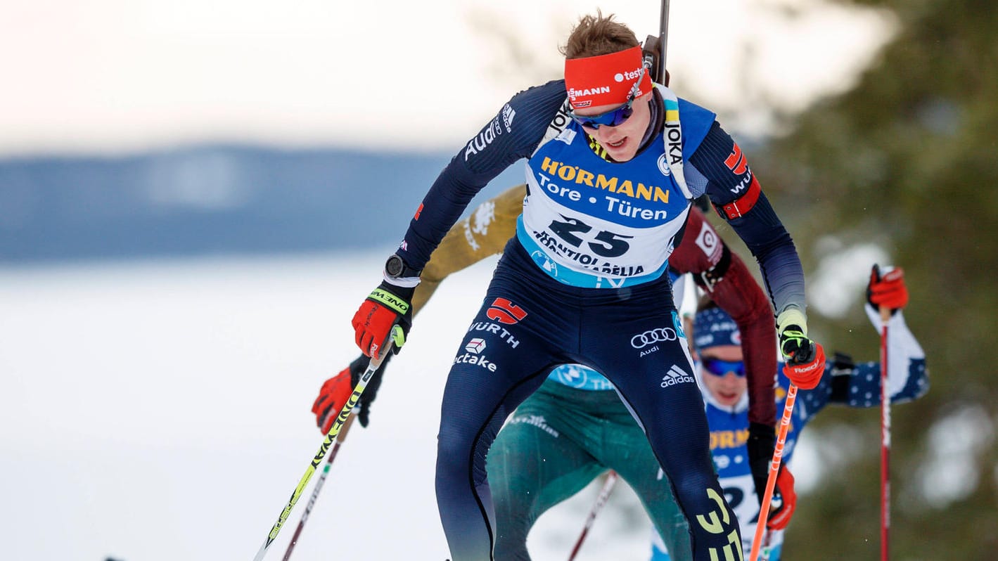 Benedikt Doll: Der deutsche Biathlet hat sich in Estland in bester Verfassung präsentiert.