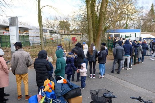 Ukraine-Konflikt - Flüchtlinge in Hamburg