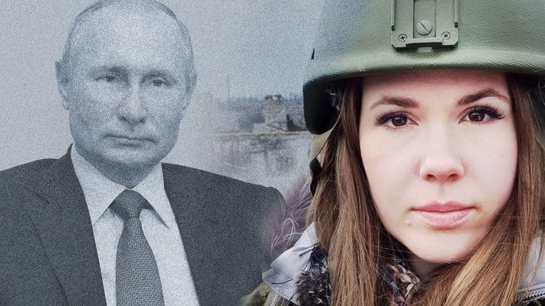 Alina Lipp: Die Deutsche verbreitet aus dem Donbass Putins Version von der "Befreiung" und "Entnazifizierung" der Ukraine. Die Zahl ihrer Abonnenten auf Telegram steigt rapide.