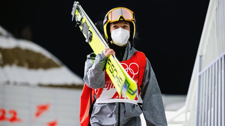 Katharina Althaus: Die DSV-Springerin hat in Peking Silber von der Normalschanze gewonnen.