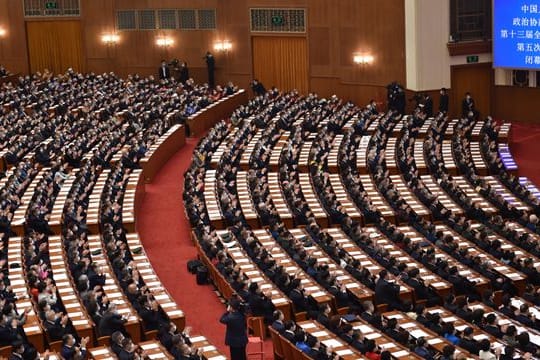 Knapp 3000 Delegierte nehmen an dem Volkskongress teil.