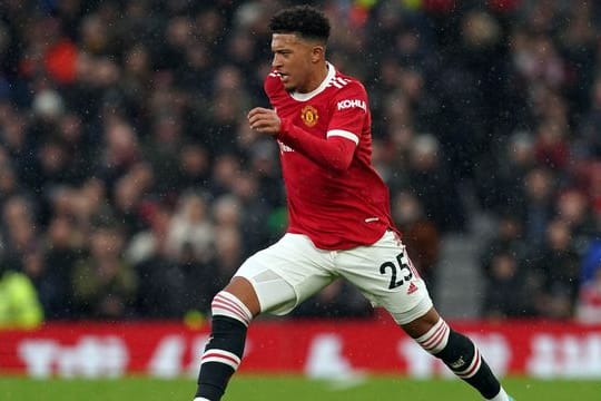 Spielt für den englischen Club Manchester United: Jadon Sancho.