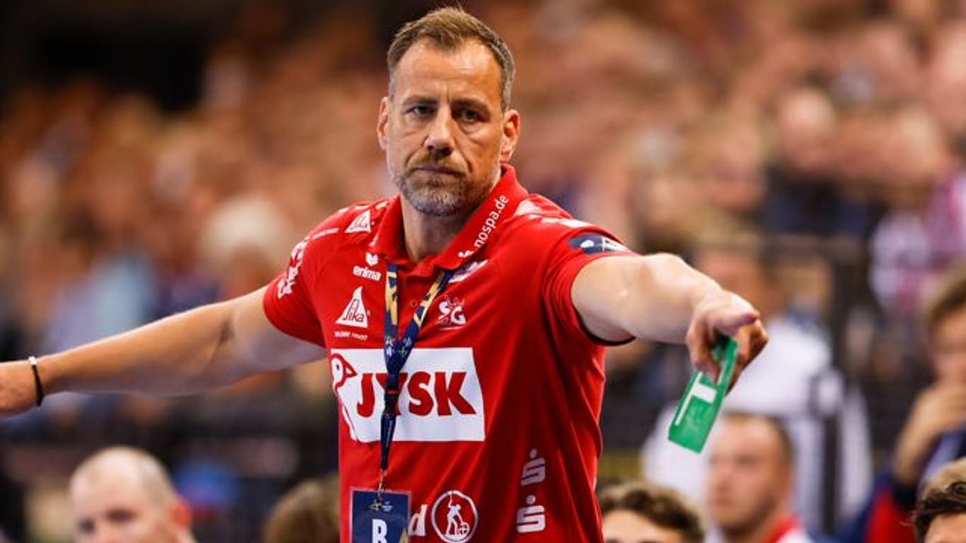 Flensburgs Trainer Maik Machulla.