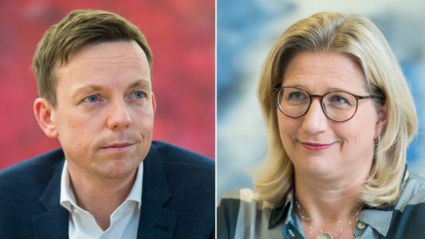 Tobias Hans (CDU) und Anke Rehlinger (SPD)