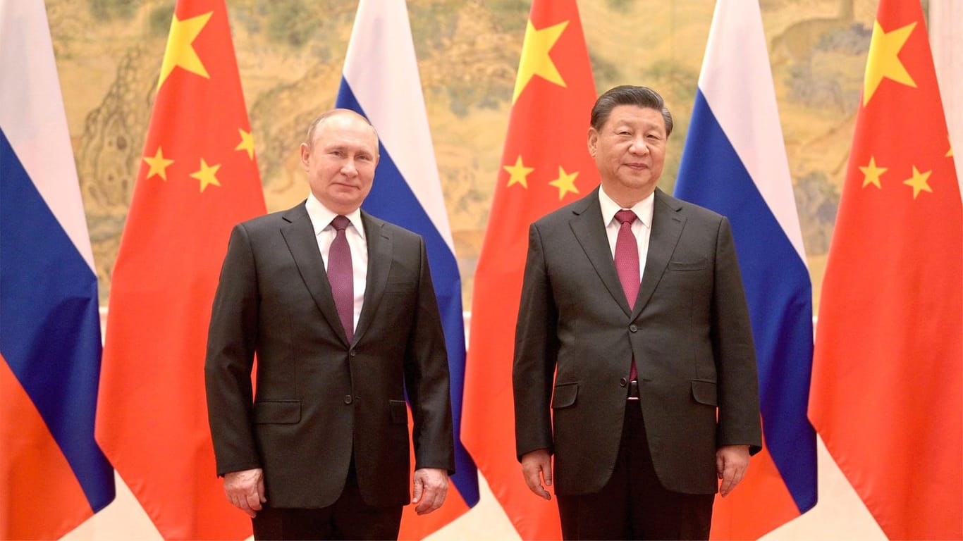 Neue beste Freunde?: Der russische Autokrat Wladimir Putin mit Chinas Machthaber Xi Jinping.