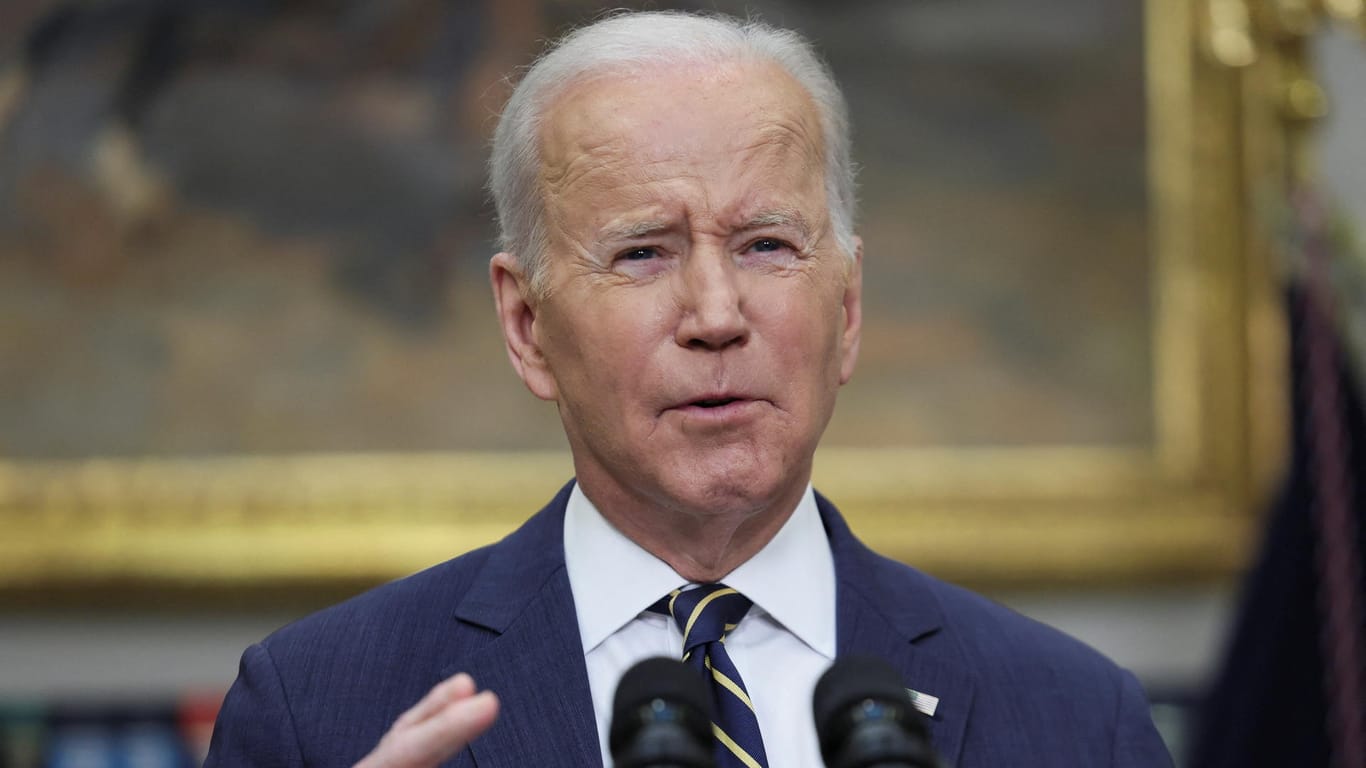 Joe Biden: Der US-Präsident hat weitere Strafmaßnahmen gegen Russland angekündigt.