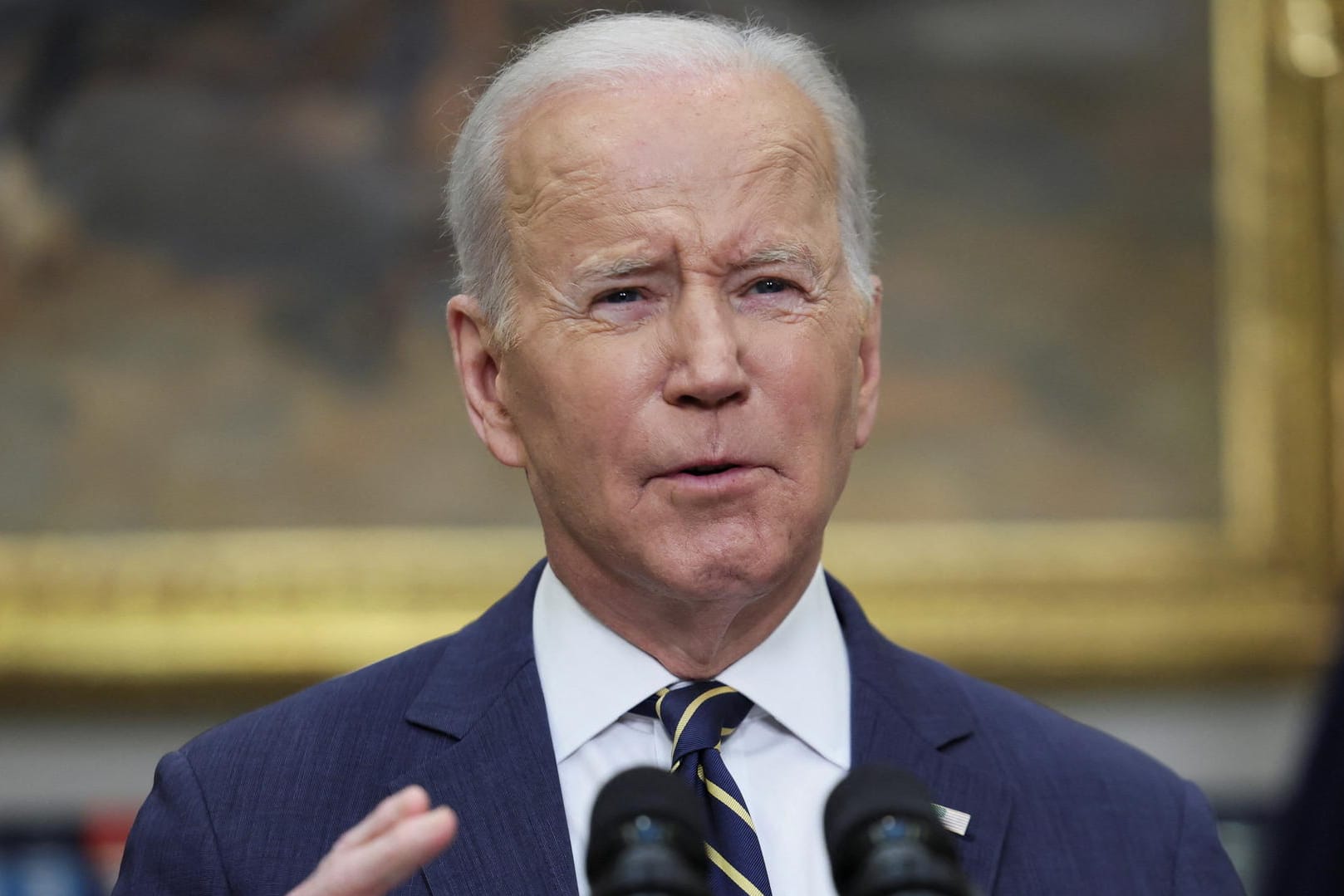 Joe Biden: Der US-Präsident hat weitere Strafmaßnahmen gegen Russland angekündigt.