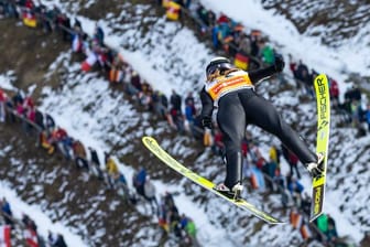 Die Norwegerin Gyda Westvold Hansen hatte bislang alle sechs Wettbewerbe in diesem Winter gewinnen können.
