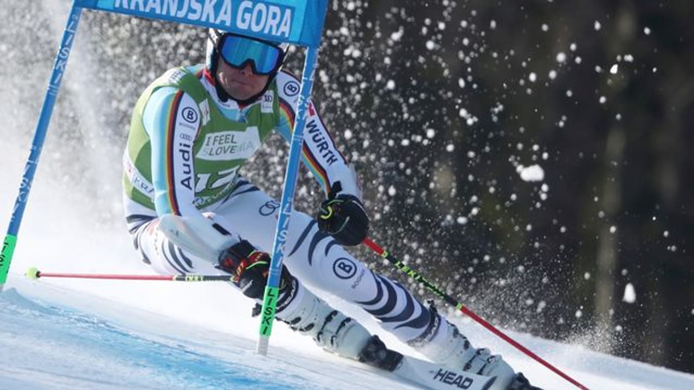 Skirennfahrer Alexander Schmid kam beim Riesenslalom-Weltcup in Kranjska Gora auf den 14.