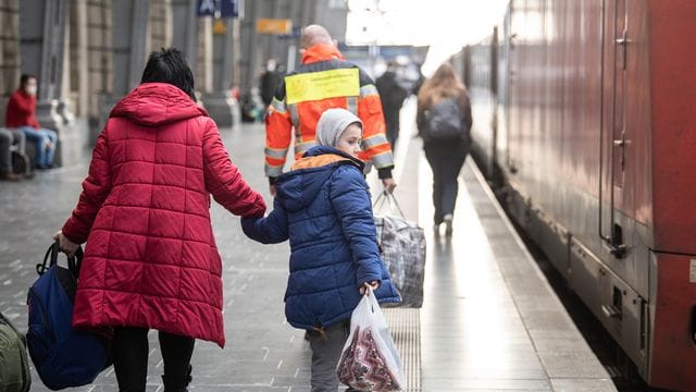 Ukraine- Flüchtlinge in Hessen