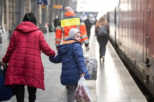 Ukraine- Flüchtlinge in Hessen