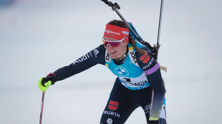 Denise Herrmann: Die deutsche Olympiasiegerin von Peking landete in Otepää am Samstag auf Platz zwei im Massenstart.