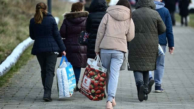 Ukraine-Krieg - Flüchtlinge in Potsdam