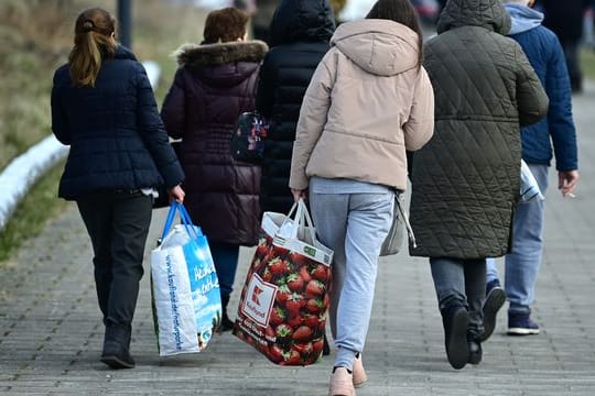 Ukraine-Krieg - Flüchtlinge in Potsdam