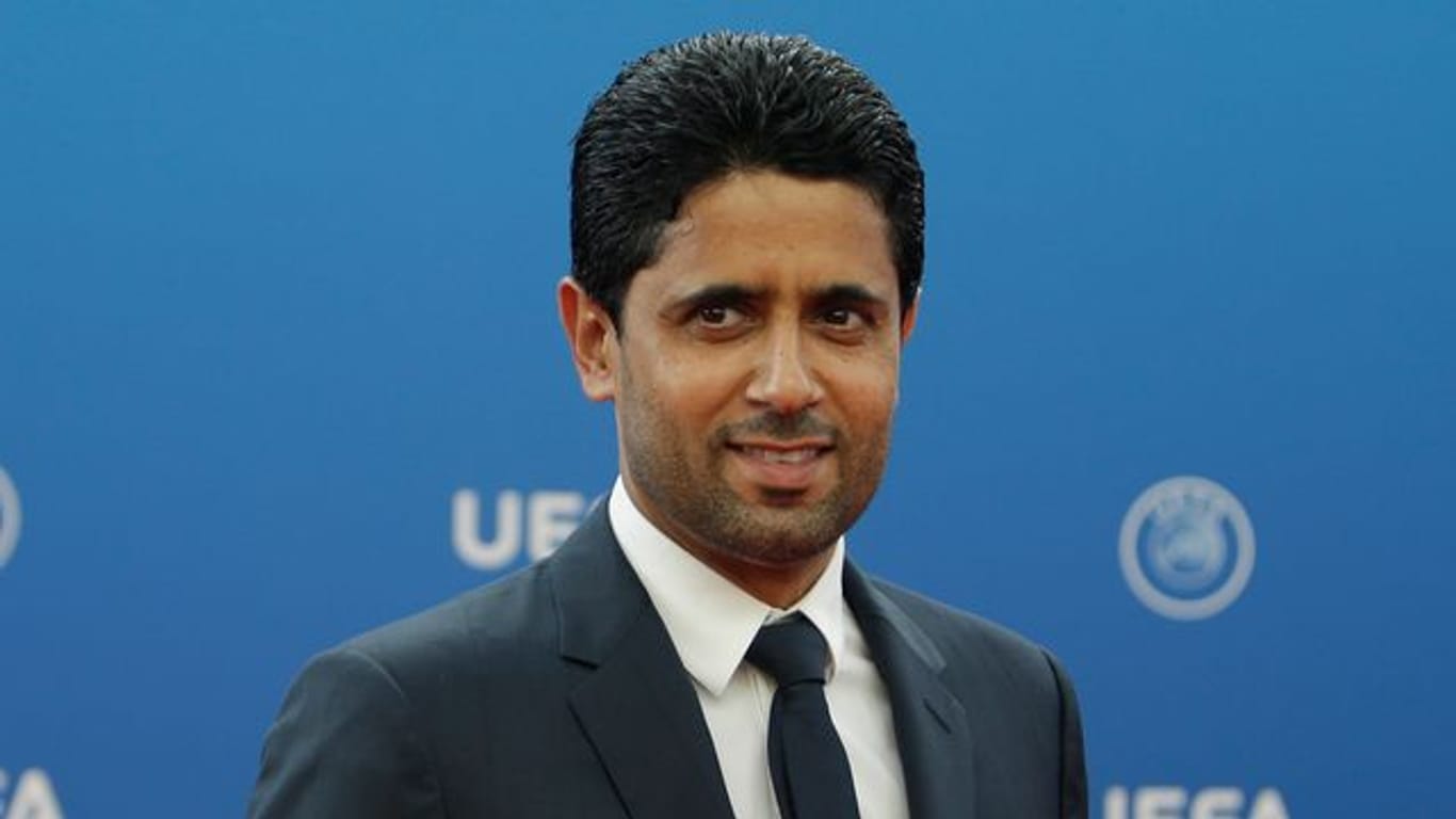 PSG-Fans fordern den Rücktritt des Club-Präsidenten, Nasser Al-Khelaifi.