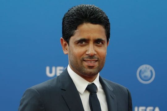 PSG-Fans fordern den Rücktritt des Club-Präsidenten, Nasser Al-Khelaifi.