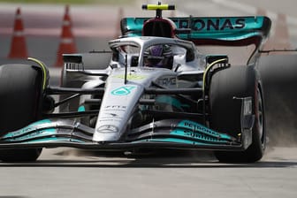 Lewis Hamilton: Noch passt es nicht bei den Tests in Bahrain.