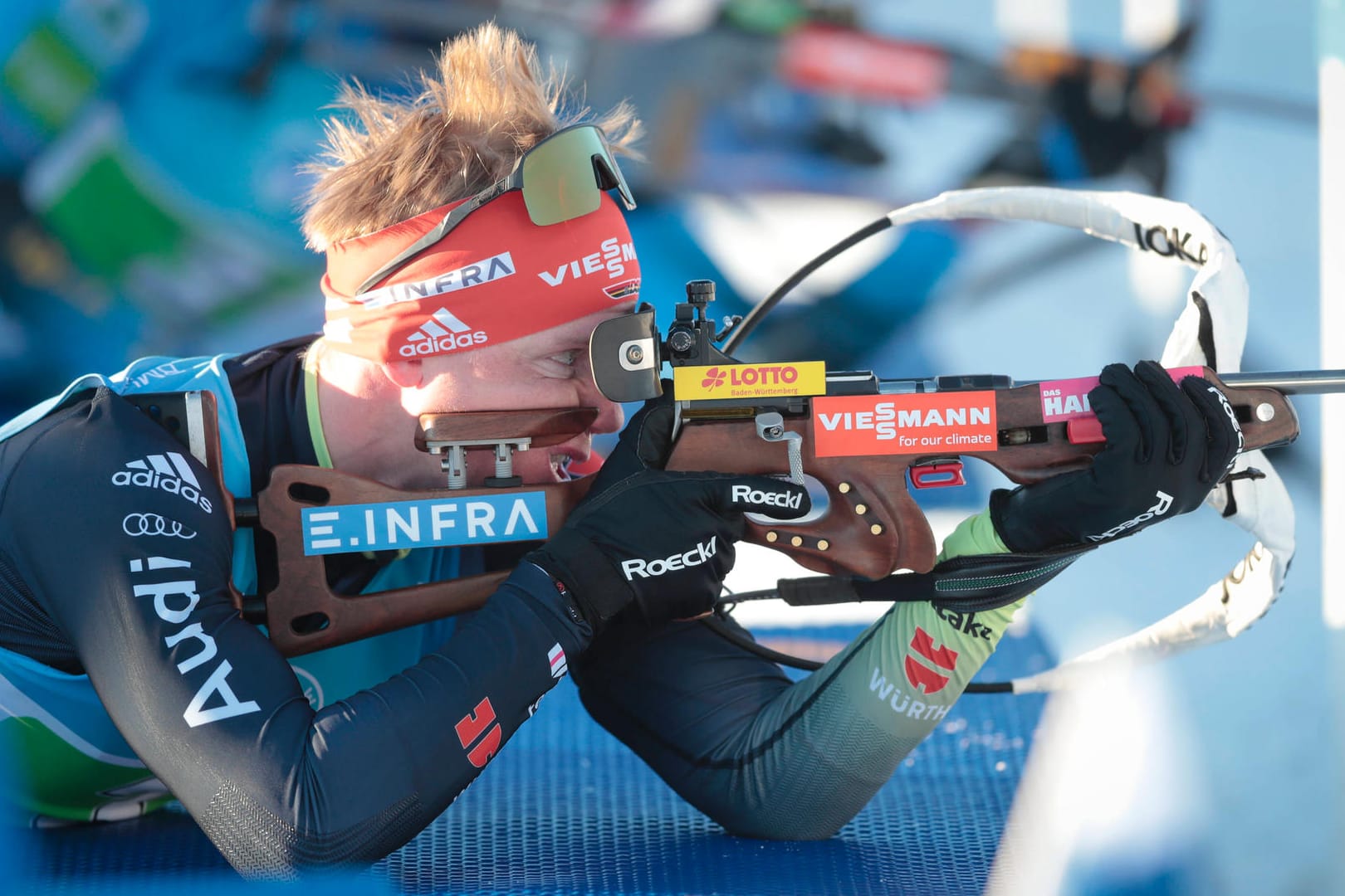 Roman Rees: Der deutsche Biathlet erwischte am Sonntag einen gebrauchten Tag.