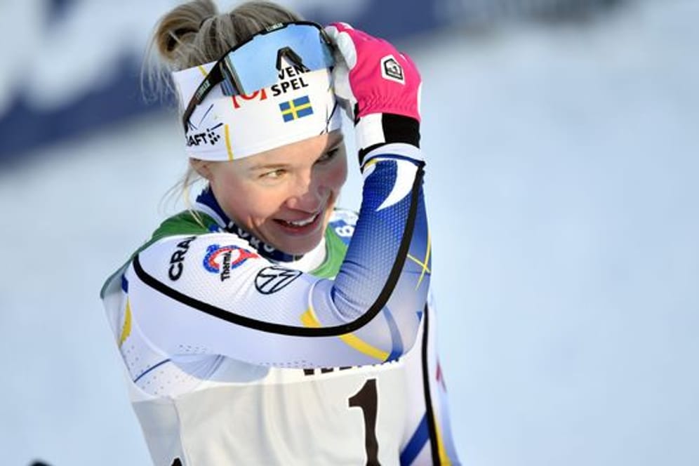 Die Schwedin Jonna Sundling konnte das letzte Rennen beim Weltcup im Duo mit Calle Halfvarsson für sich entscheiden.