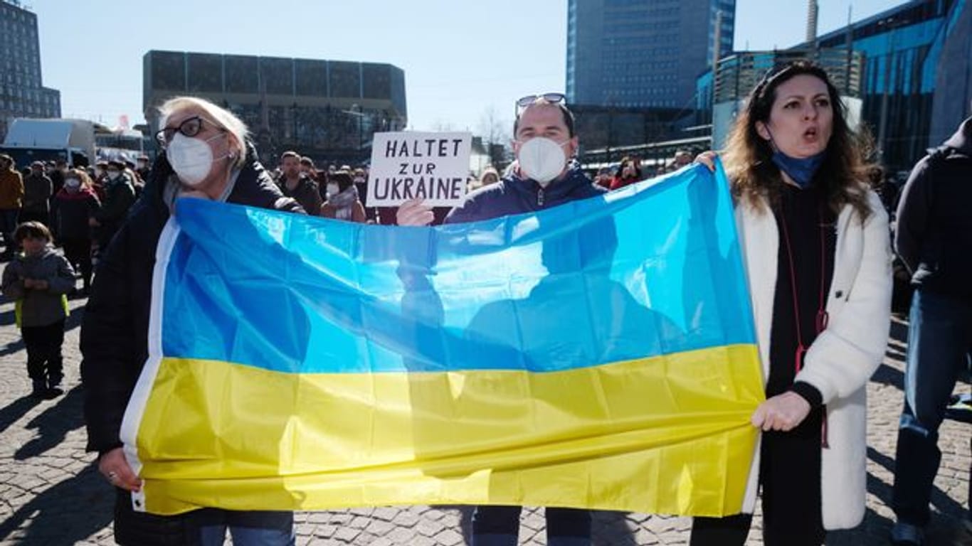 Ukraine-Krieg - Protest in Leipzig