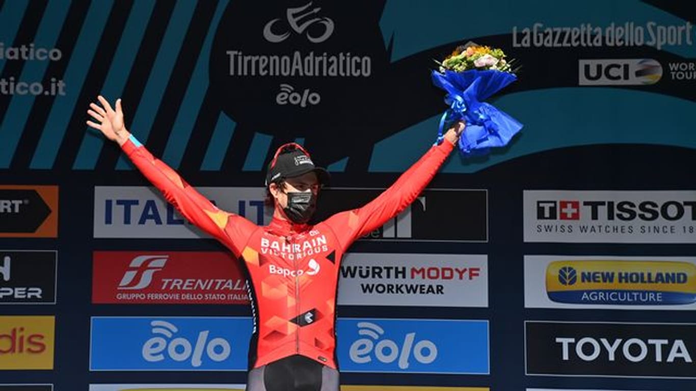 Phil Bauhaus holte sich auf der siebten Etappe der Tirreno-Adriatico seinen ersten Sieg in dieser Saison.