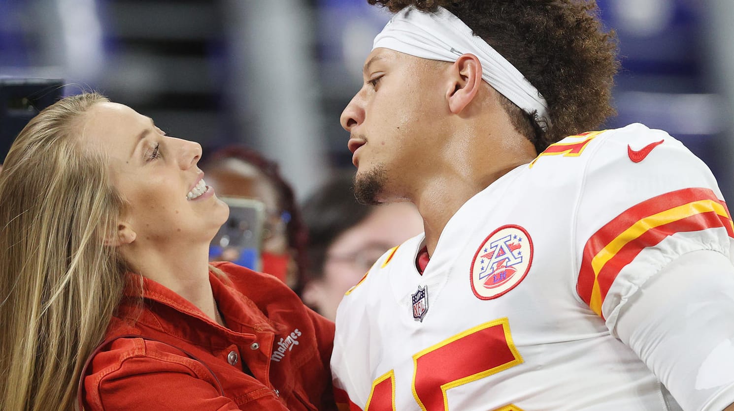 Patrick Mahomes: Der Footballstar hat seine langjährige Partnerin Brittany Matthews geheiratet.