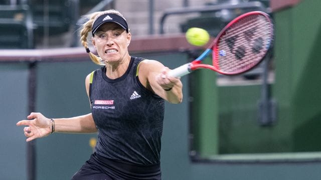 Angelique Kerber in Aktion.