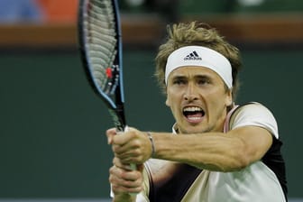 Alexander Zverev: Das deutsche Tennis-Ass musste beim Masters in Indian Wells einen satten Dämpfer hinnehmen.