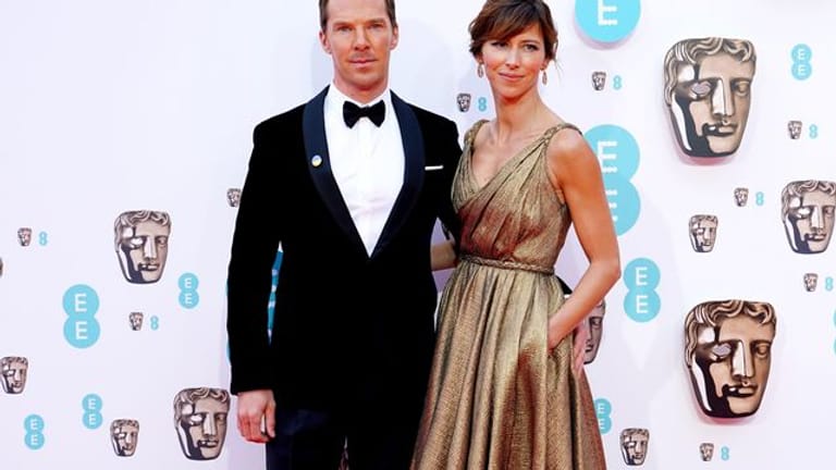 Benedict Cumberbatch und seine Frau Sophie Hunter bei der Gala in London.