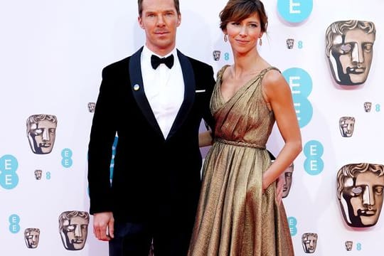 Benedict Cumberbatch und seine Frau Sophie Hunter bei der Gala in London.