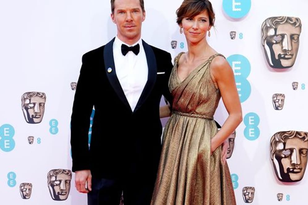 Benedict Cumberbatch und seine Frau Sophie Hunter bei der Gala in London.