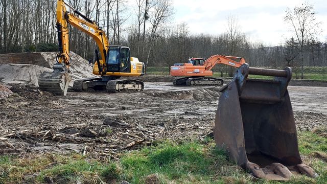 Ackerland mit Umweltgift PFC verseuchtem Boden in Bühl