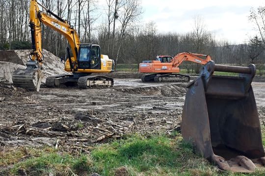 Ackerland mit Umweltgift PFC verseuchtem Boden in Bühl