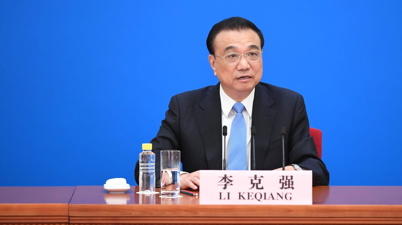 Li Keqiang, Chinas Regierungschef: Er rief zur Zurückhaltung auf.