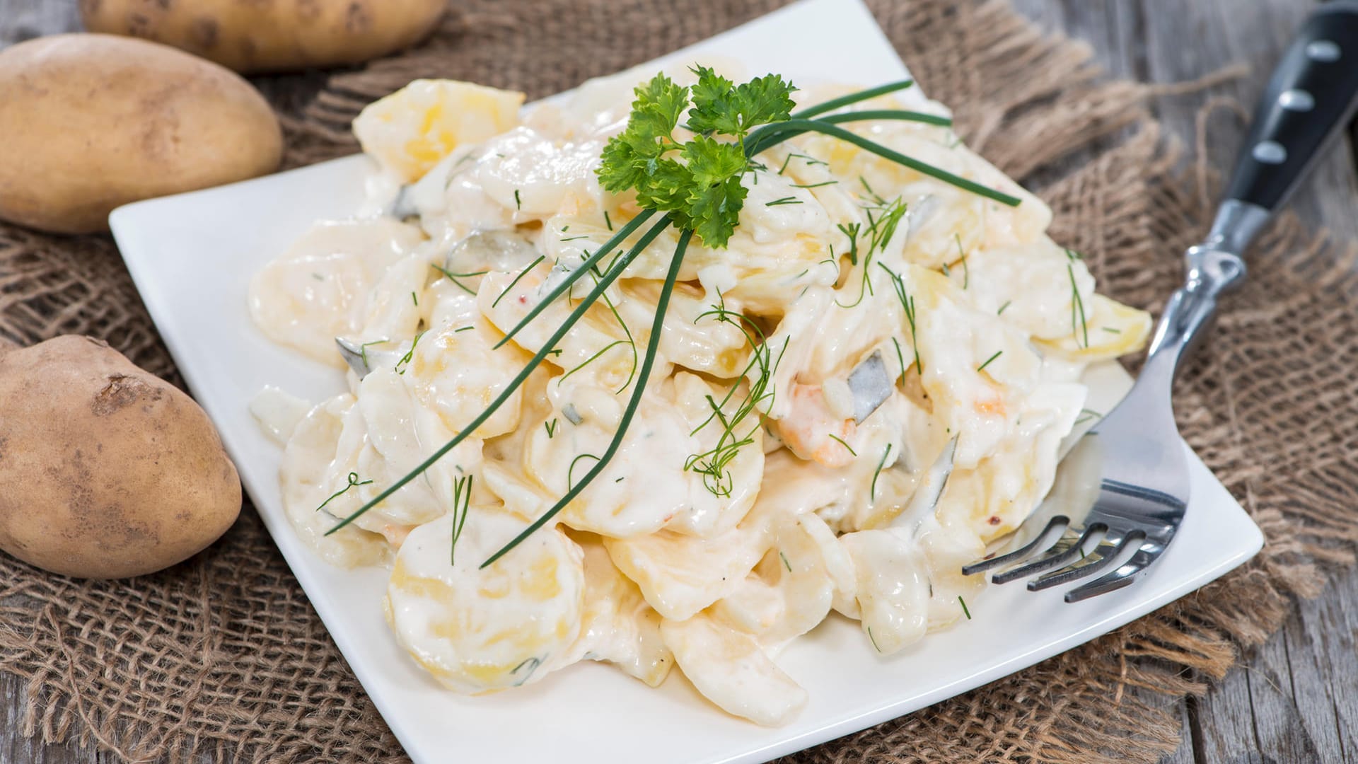 Kartoffelsalat: Kartoffeln sind eine besonders vielseitige Beilage.